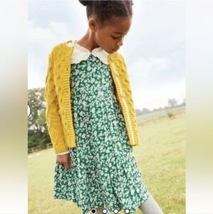 Mini Boden Ditsy Floral Collared Dress